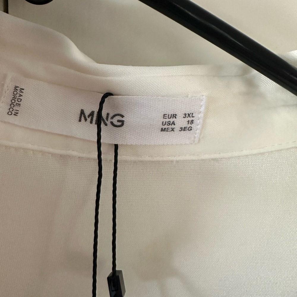 NWT Mango blouse with piping size 18 - Picture 5 of 7